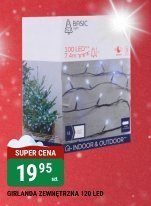 Girlanda zewnętrzna 120 LED promocja w bi1