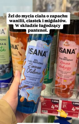 Żel pod prysznic ISANA Zimowe Otulenie promocja w Rossmann