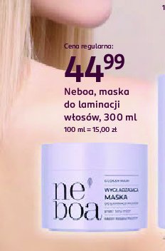 Maska do włosów wygładzająca Neboa promocja w Rossmann