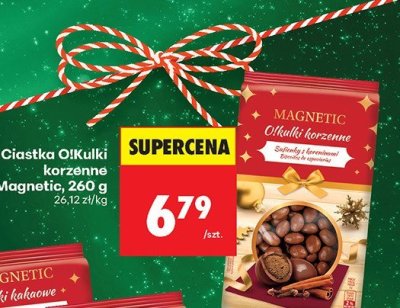 Ciastka O!Kulki korzenne  promocja w Biedronka
