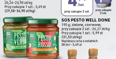 Sos pesto zielone promocja w Stokrotka