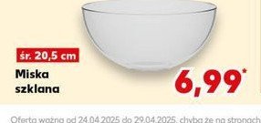 Miska szklana 20.5 cm promocja
