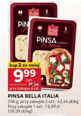 Pinsa Bella Italia promocja w Stokrotka