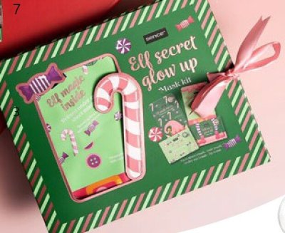 Zestaw 4 masek Elf secret glow up Sence promocja w Rossmann