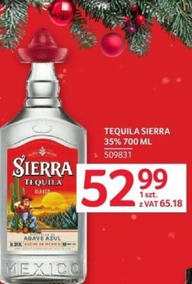 Tequila Sierra 35% 700 ml promocja w Selgros