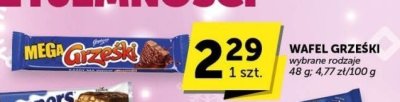 Wafel grzeski Mega Grzeski promocja w Groszek