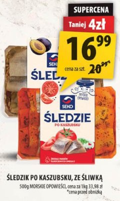 Śledź po kaszubsku ze śliwką Morpol promocja w Arhelan