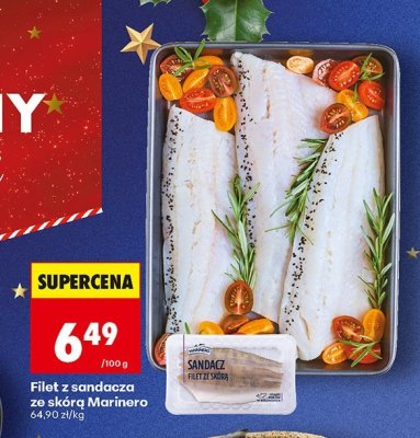 Filet z sandacza ze skórą  promocja w Biedronka