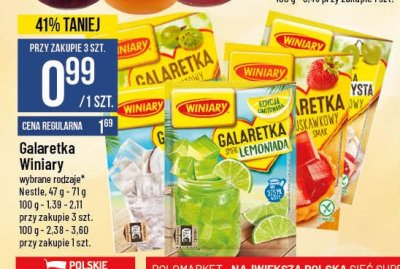 Galaretka truskawkowa Winiary galaretka promocja