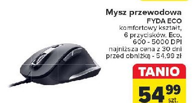 Myszka przewodowa fyda Trust promocja