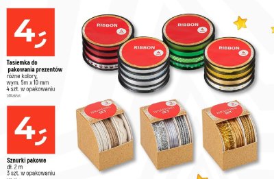 Sznurki pakowe dł. 2 m 3 szt. w opakowaniu promocja w Dealz