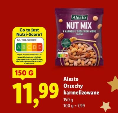 Orzechy karmelizowane 150 g promocja w Lidl