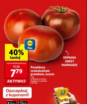 Pomidory czekoladowe premium promocja