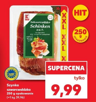 Szynka szwarcwaldzka Tannenhof promocja w Kaufland