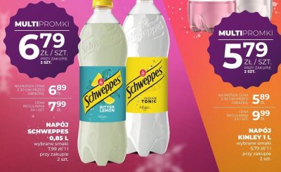 Napój Schweppes 0,85 L wybrane smaki promocja w Duży Ben
