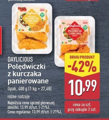 Pol臋dwiczki z kurczaka pikantne Daylicious promocja