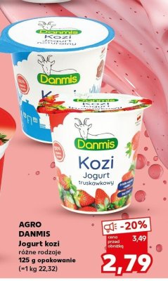 Jogurt kozi Agro Danmis różne rodzaje promocja w Kaufland