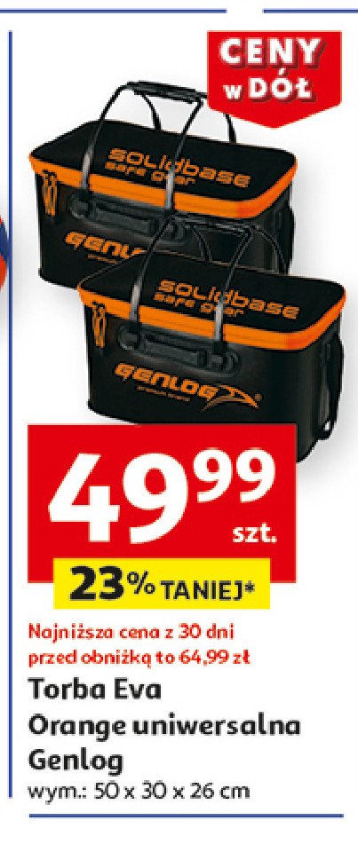 Torba eva orange Genlog promocja