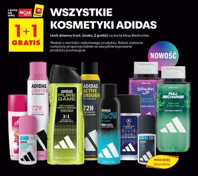Dezodorant Adidas Active Endurance 72H promocja w Biedronka