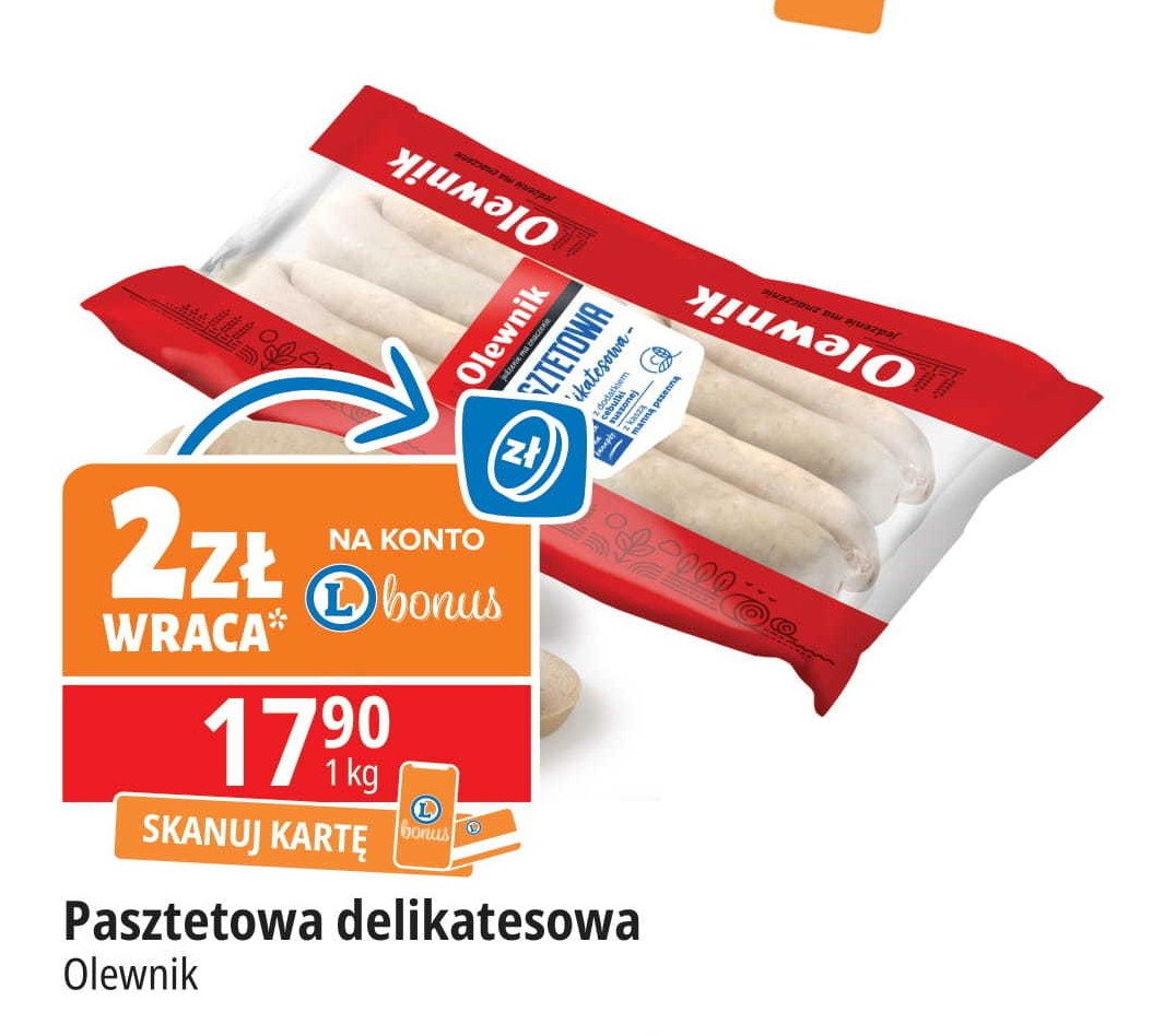 Pasztetowa delikatesowa Olewnik promocja w Leclerc