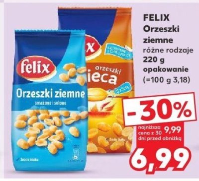 Orzeszki ziemne różne rodzaje promocja w Kaufland