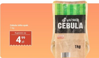 Cebula promocja w Biedronka