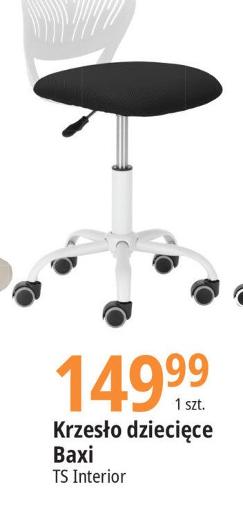 Krzesło dziecięce baxi Ts interior promocja w Woolworth
