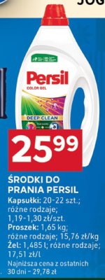 Środki do prania Persil Deep Clean kapsułki promocja w Stokrotka