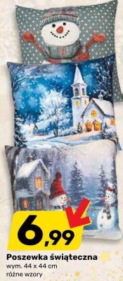 Poszewka świąteczna promocja w Bricomarche