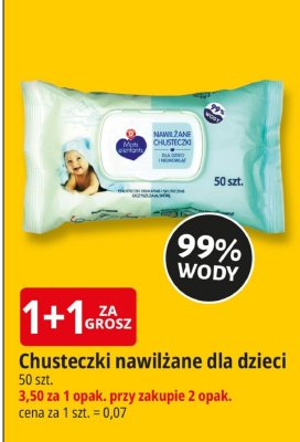 Chusteczki nawilżane dla dzieci promocja w Leclerc