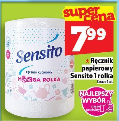 Ręcznik papierowy Sensito Trolka promocja w TOPAZ