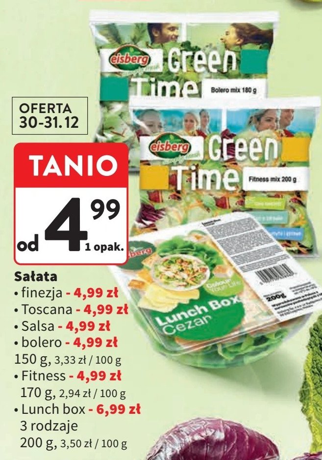 Mieszanka sałat toscana Eisberg promocja