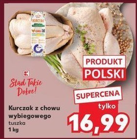 Kurczak z chowu wybiegowego K-classic stąd takie dobre! promocja