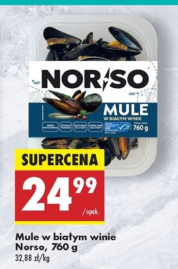 Mule w bia艂ym winie Norso promocja