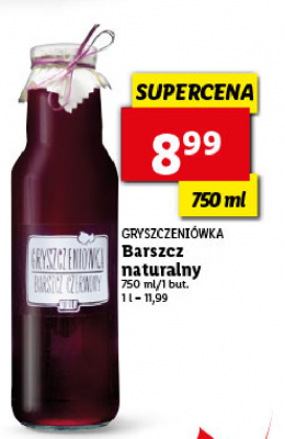 Barszcz czerwony naturalny Gryszczeni贸wka promocja