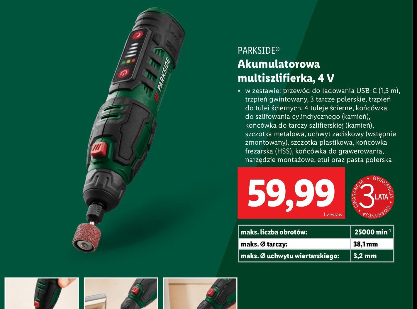 Multiszlifierka Parkside promocja