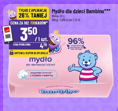 Mydło dla dzieci Bambino promocja w POLOmarket