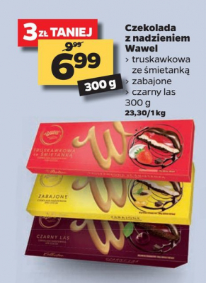 Czekolada truskawkowa ze 艣mietank膮 Wawel promocja
