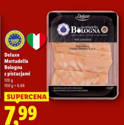 Szynka Mortadella Bologna z pistacjami promocja w Lidl
