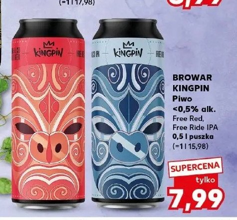 Piwo free ride ipa Kingpin promocja