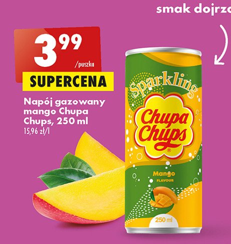 Napój mango Chupa chups sparkling promocja