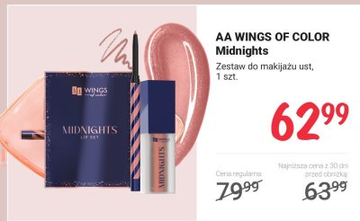 Zestaw do makijażu ust Midnights promocja w Rossmann
