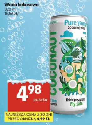 Woda kokosowa promocja w Delikatesy Centrum