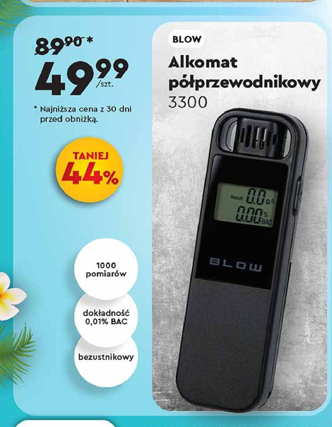 Alkomat półprzewodnikowy 3300 Blow promocja