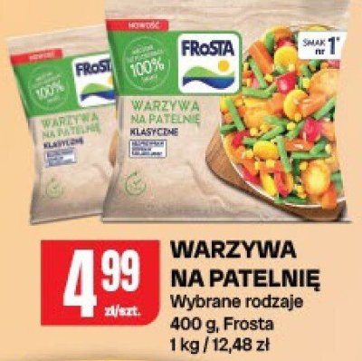 Warzywa na patelnię wybrane rodzaje Frosta promocja w Chorten