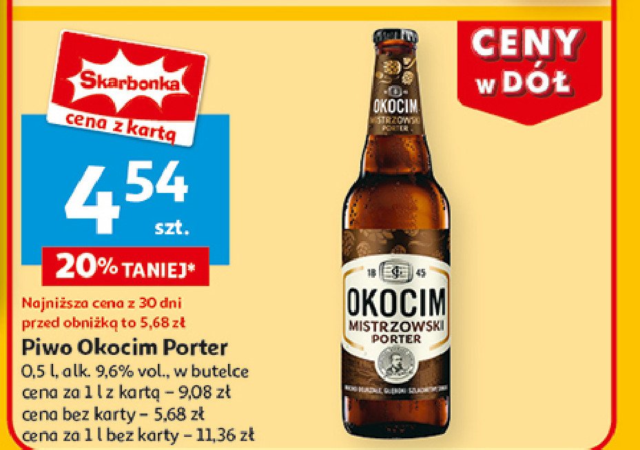 Piwo Okocim promocja w Auchan