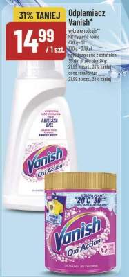 Odplamiacz Vanish Oxi Action promocja w POLOmarket