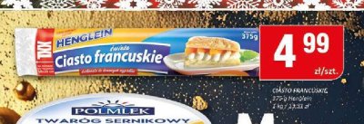 Ciasto francuskie Henglein promocja w Chorten