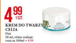 Krem do twarzy półtłusty + oliwka Celia kolagen promocja