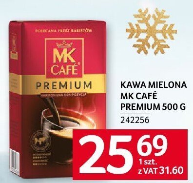 Kawa mielona MK Café Premium 500 G promocja w Selgros